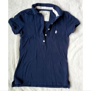 Abercrombie and Fitch Logo Polo Tee